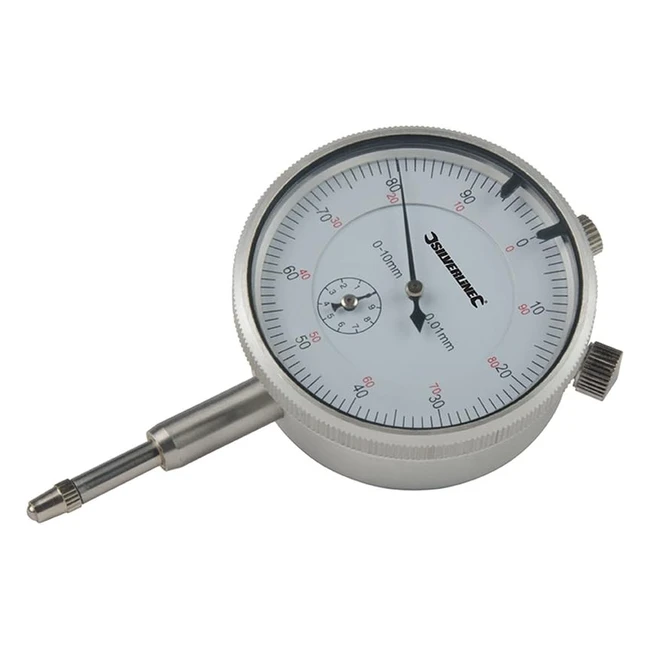 Reloj Comparador Métrico Silverline Tools 196521 0-10mm