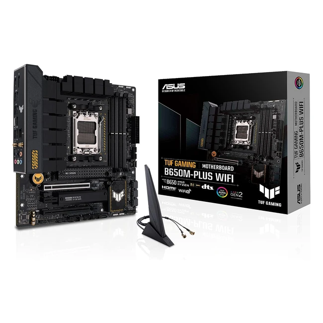 Asus TUF Gaming B650MPlus WiFi - Scheda Madre Gaming Micro ATX AMD B650 AM5 DDR5