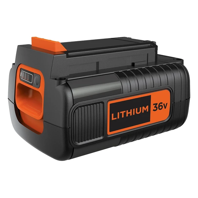 Batería de litio Black+Decker BL20362, 36V 20Ah, compatible con herramientas de jardín y limpieza