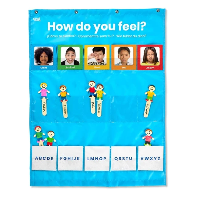 Tableau de poche multicolore Learning Resources 93385 - Exprimez vos sentiments
