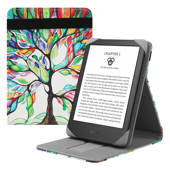 Funda Universal para eBook Reader 6 - Nuevo Kindle 2022 - Soporte Incorporado - 