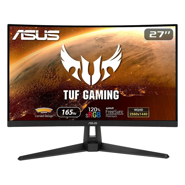 Monitor Gaming ASUS TUF VG27WQ1B 27 WQHD 2560x1440 165Hz 1ms Curvo 1500R F