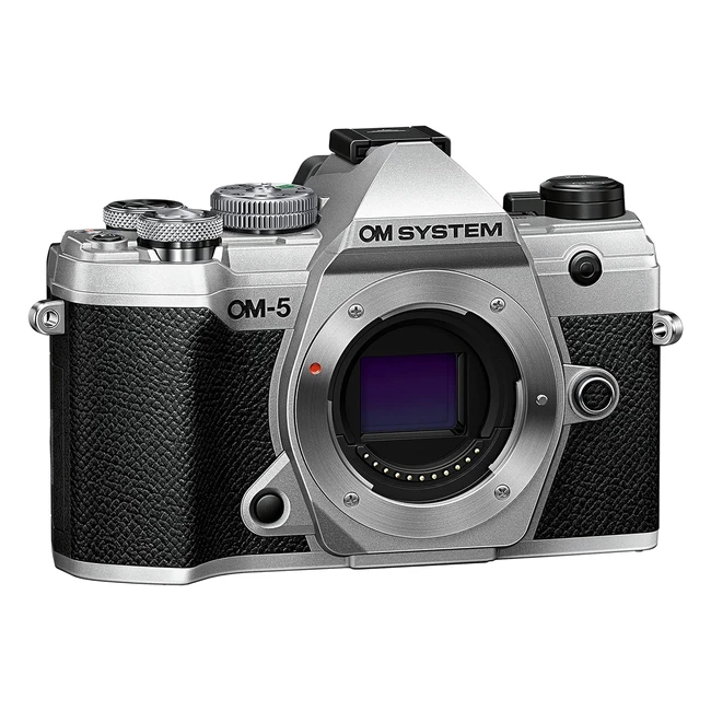 OM System OM5 Micro Four Thirds Systemkamera 20 MP Live Mossensor 5-Achsen-Bildstabilisierung Silber