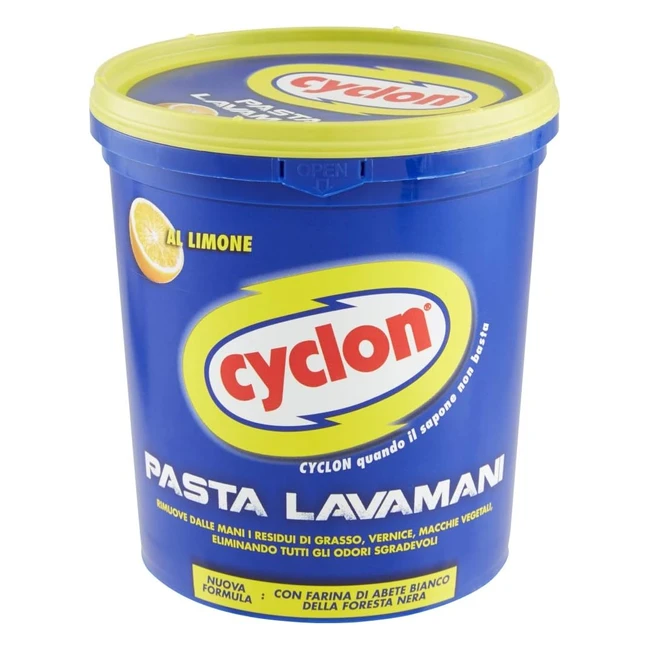 Cyclon 47327 Pasta Lavamani Bianco - Rimuove lo sporco ostinato - 1000g