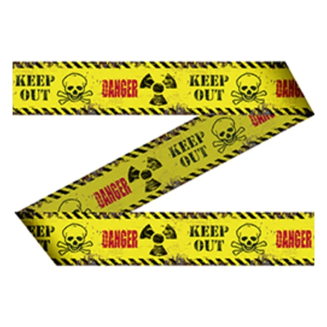 Nastro di chiusura Danger Keep Out 15m - Halloween Horror Decorazione