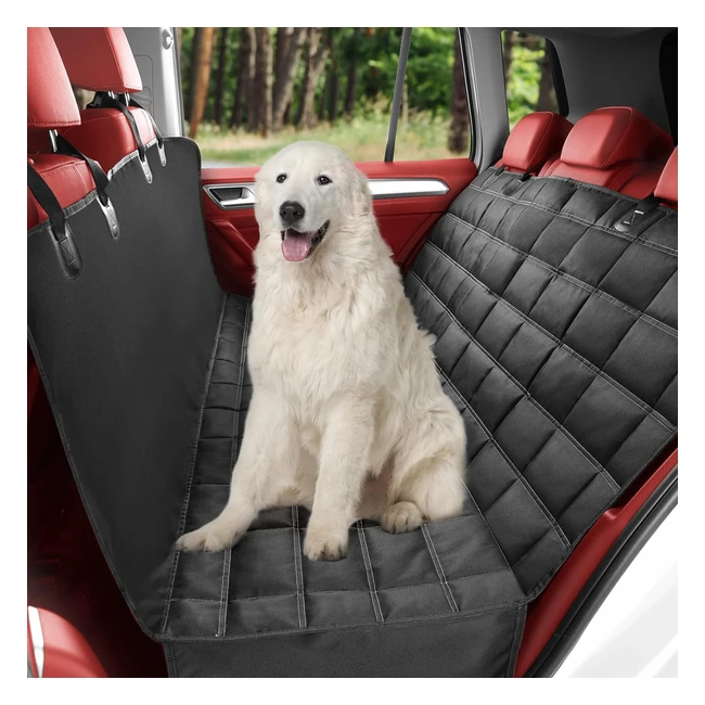 Dog Car Seat Cover 4in1 - 100 Waterproof Durable Non-Slip