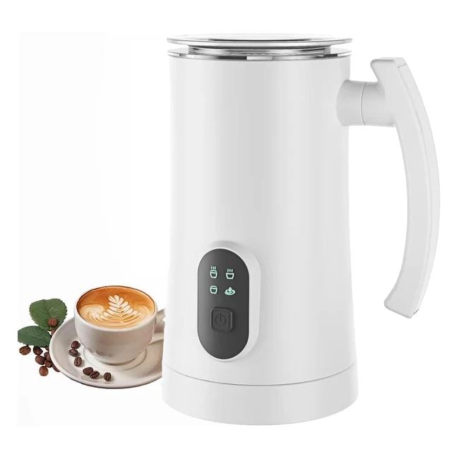 Electric Milk Frother 4 in 1 - Steamer 118oz350ml - WarmCold Stainless Steel F