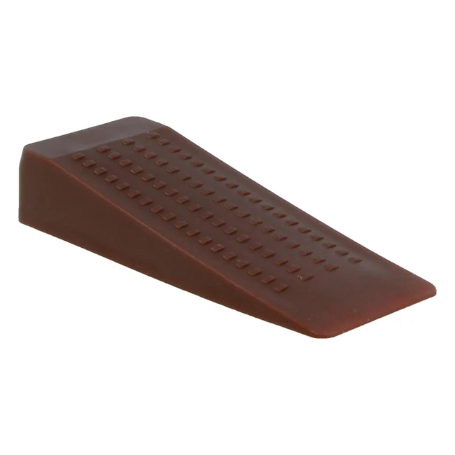 Fermaporta Amig 170 in plastica marrone scuro - Protezione per pavimenti e mobili