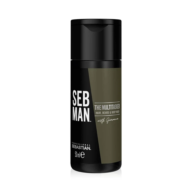 Seb Man The Multitasker 3in1 Shampoo Bartshampoo Duschgel 50ml