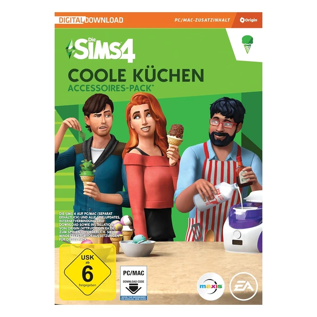 Die Sims 4 Stuff Pack 3: Coole Küchen - PC Download Code