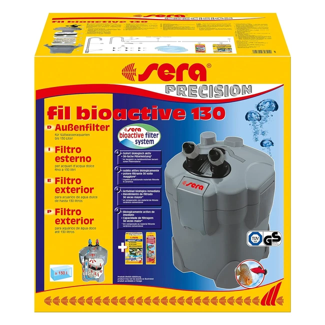 Filtro Externo Sera 30601fil Bioactive para Acuario - Hasta 130L
