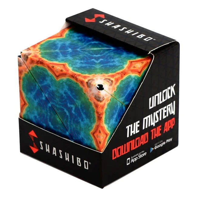 Shashibo Magic Cube - Award Winning Antistress Toy - 36 Rare Earth Magnets - Over 70 Shapes