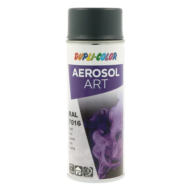 Peinture en arosol Duplicolor 741517 RAL 7016 Mat Gris Anthracite 400 ml