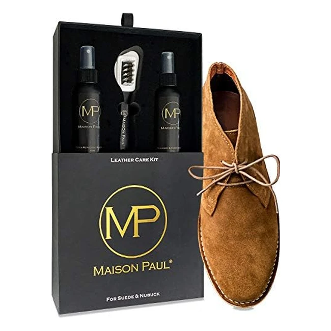 Kit dentretien pour chaussures en daim cuir nubuck et velours - Maison Paul