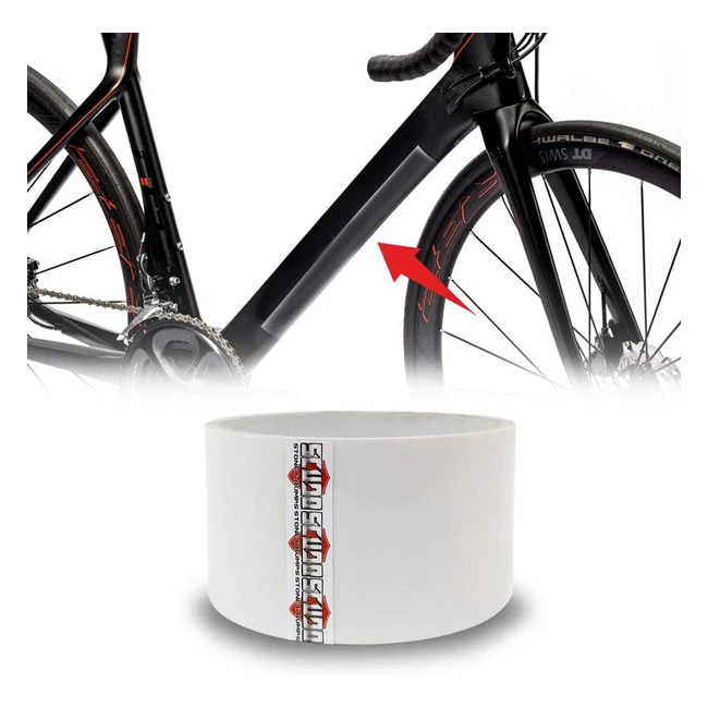 Cinta adhesiva escudo roll 4R Quattroerreit 16718 para proteccin chasis bicicl