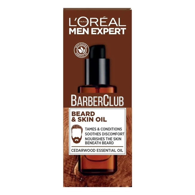 L'Oreal Men Expert Barber Club Beard Skin Oil - 30ml (Pack of 1)