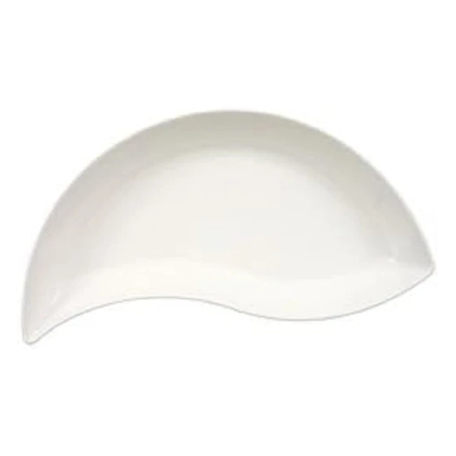 Villeroy  Boch New Wave Move Curved Porcelain Bowl - Dishwasher  Microwave Saf