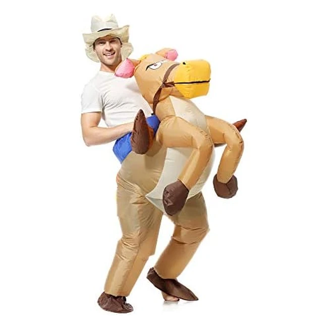 Inflatable Halloween Horse Costume for Men and Women - Eonpow