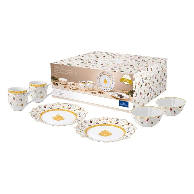 Villeroy  Boch Toys Delight Breakfast Set - Premium Porcelain - 6 Pieces - Anni
