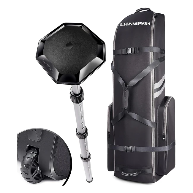 Champkey Premium Softpadded Golf Travel Bag - Antiimpact Support System - 1200D 