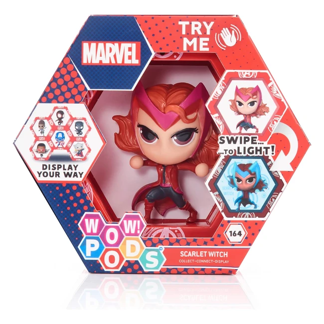 Figura LED Wow Pod Scarlet Witch Marvel - Coleccionable