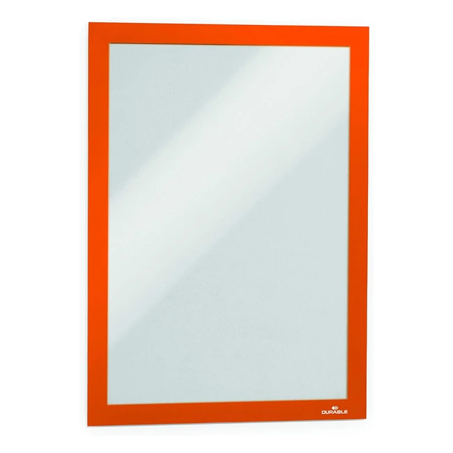 Durable Inforahmen Duraframe A4 selbstklebend mit Magnetverschluss - Orange