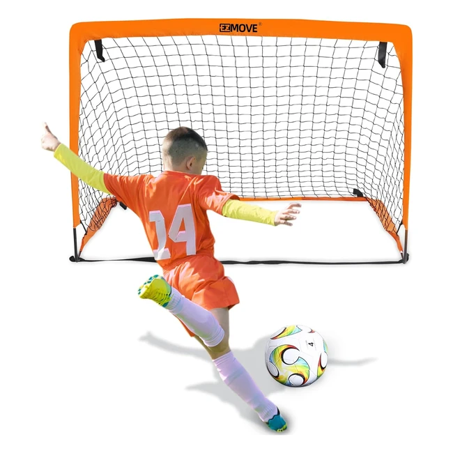 EZMove Football Goals for Garden - Portable Goal Posts - Kids Training Equipment