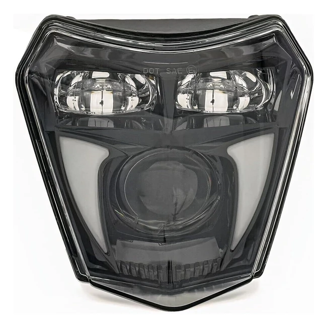 MAXTUNED LED Scheinwerfer Black Fog MXT für KTM SMC REXCEXC F 150200 250300 BJ 2016-2022 mit Straßenzulassung