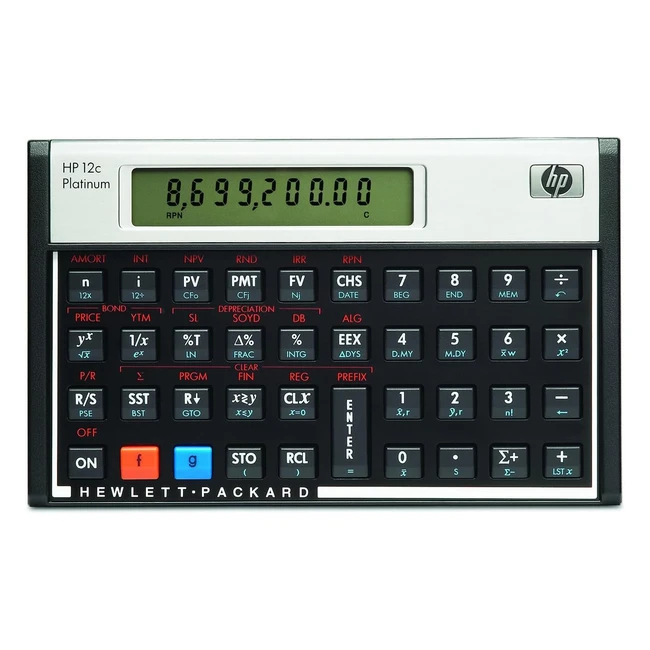 Calculadora Financiera HP 12C Platinum - Referencia 79 x 15 x 129 mm