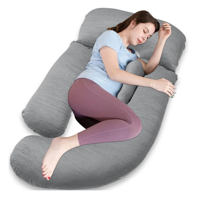 Awesling 60in Full Body Pillow - Nursing Maternity and Pregnancy Pillow - Extra 