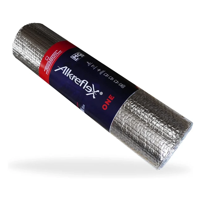 Alkreflex One - Isolante Termico Adesivo 60cm x 10m - Pannelli Coibentati per Coperture