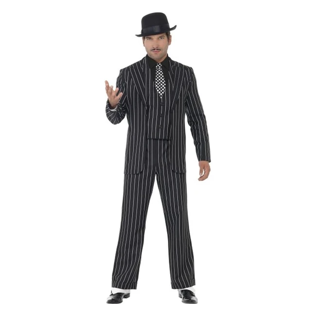 Disfraz Vintage Jefe Mafioso Negro - Smiffys 23042M