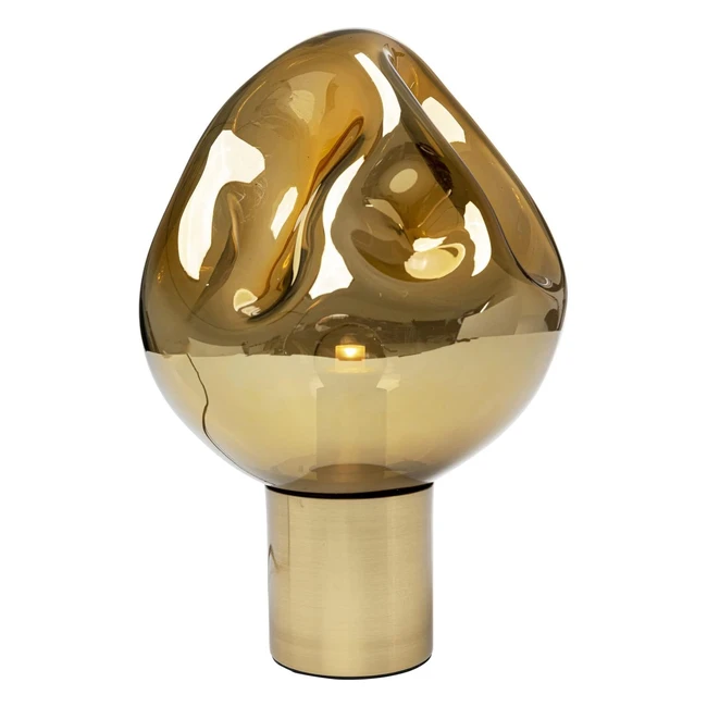 KARE DOUGH Design Tischlampe Gold Glamouröses Glas 38 x 25 x 25 cm