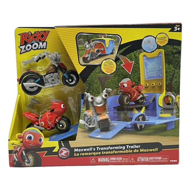 Ricky Zoom T20092 Toy - Zoomtastic Playset with Ricky Maxwell - Fun Features & Mobile Repair Station