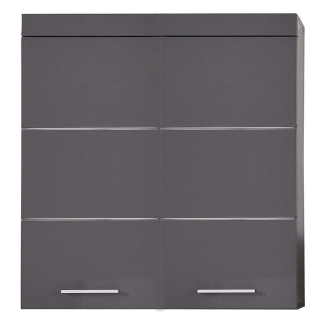 Trendteam Smart Living Hängeschrank Amanda, AGAVE GRAU, 73x77x23cm, 2 Türen, pflegeleicht