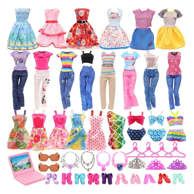 Miunana 37 accesorios para muñecas 115 pulgadas 28-30 cm moda y diversión