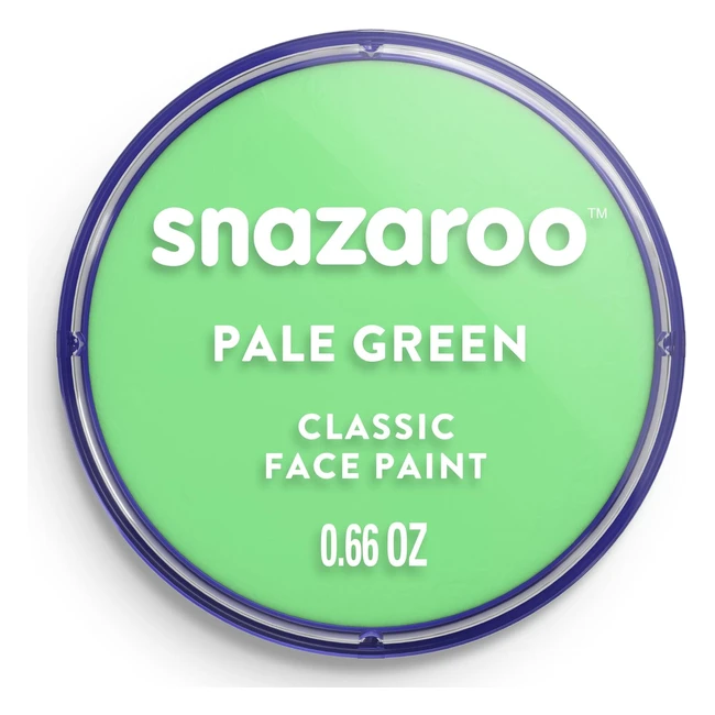 Snazaroo Peinture Visage et Corps - Maquillage Enfants et Adultes - Vert Clair