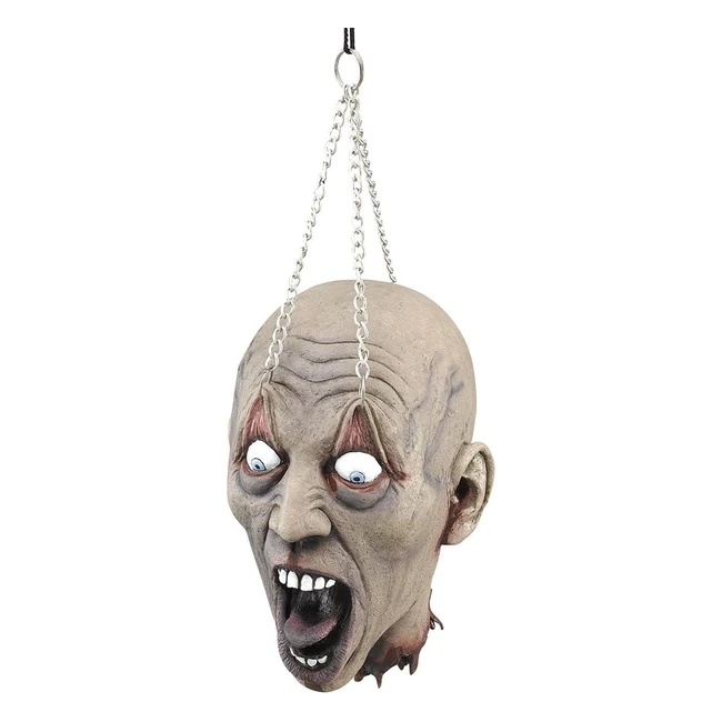 Bristol Novelty HI184 Hanging Dead Head with Chain Prop - Multicolour One Size