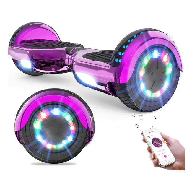 Geekme Hoverboards 65 Dual Motors 2 Ruedas Equilibrio Automtico Luces LED Blue