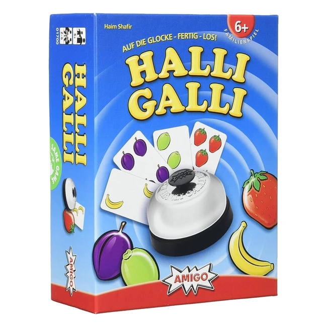 Juego de Mesa Amigo 1700 Halli Galli - Importado de Alemania - Referencia 6 - ¡Diviértete con este emocionante juego!