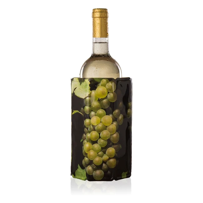 Vacu Vin Refrigeratore per Vino Attivo - Raffredda in 5 Minuti - Bianco Grappolo