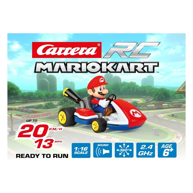 Mario KartTM - Kart de course Mario avec son - Réf: 12345 - Vitesse et adrénaline garanties