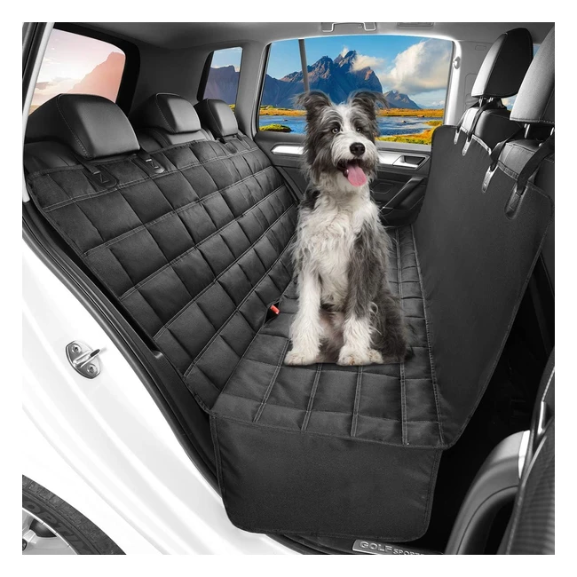 Hopidogie Dog Car Seat Cover 4in1 - 100 Waterproof Scratchproof Non-slip