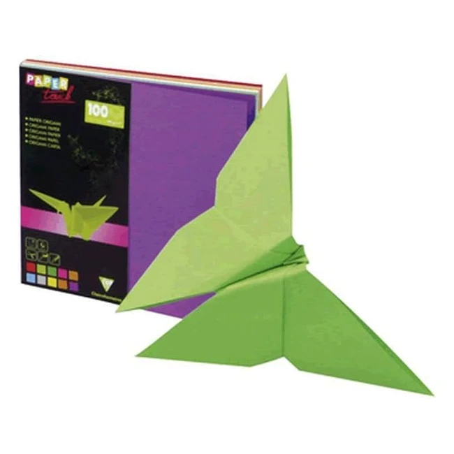 Clairefontaine 95008C - Pacco da 100 fogli di carta per origami 80gm - Formato 12x12cm - Hobby creativo