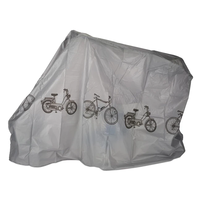 Cubierta para bicicleta Relaxdays resistente y protectora 200 x 115 cm color 