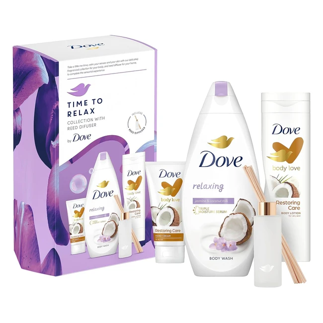 Dove Time to Enjoy Collection Gift Set - Reed Diffuser Perfect Gifts for Her 3