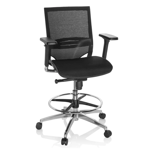 HJH Office Top Work Chair ergonomischer Brostuhl mit verstellbarer Sitztiefe 