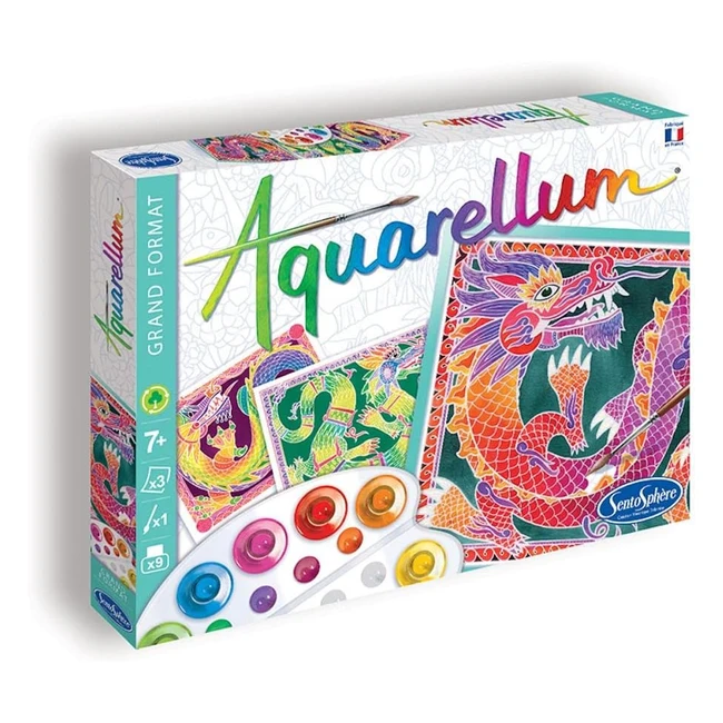 Aquarellum Los Dragones 0756130 - Pintura Mágica para Niños