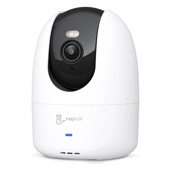 Cámara de vigilancia WiFi Napcat 4MP2K con sirena AI, detección y seguimiento, audio bidireccional, visión nocturna y modo privacidad
