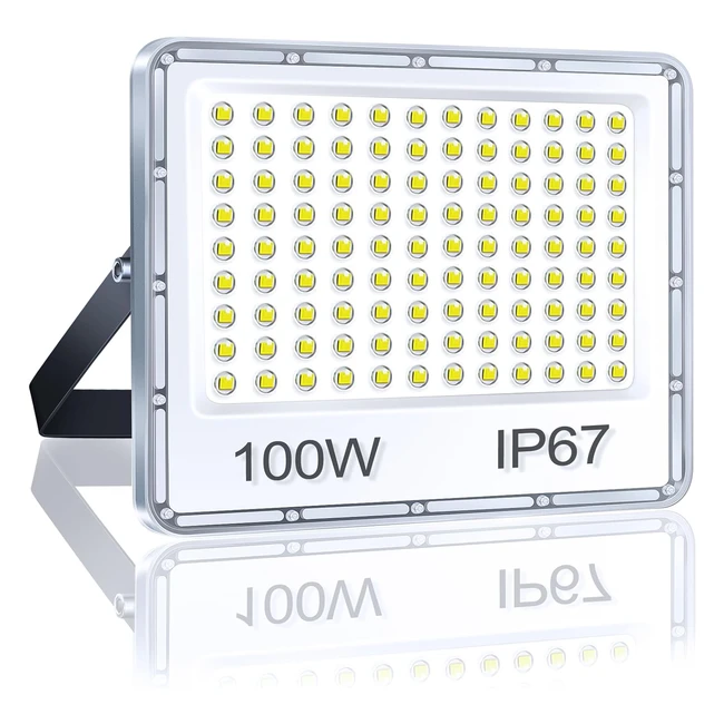 Projecteur Extrieur LED 100W 10000lm IP67 Luminaire Exterieur